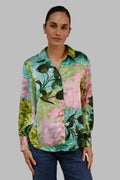 Botanical Bloom Print Shirt